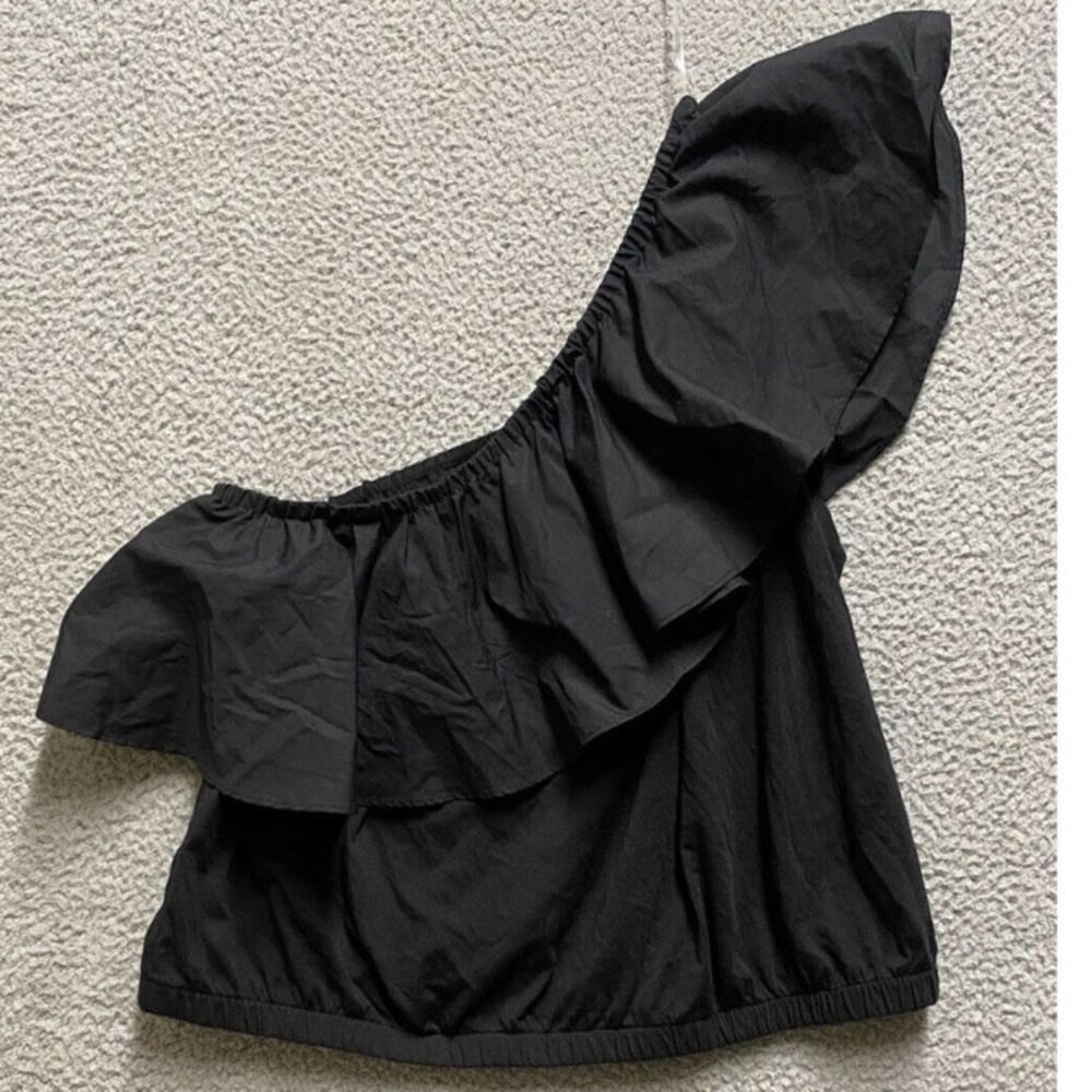 One shoulder ruffle top. Casual. Target A New Day